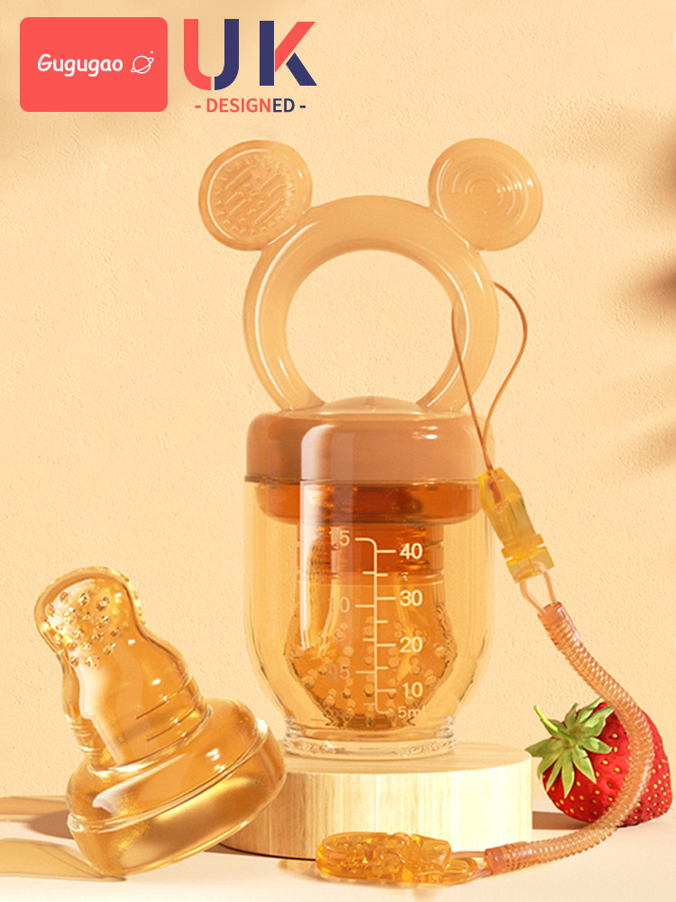 Jiaer Youyou Детская фруктовая пищевая добавка Bite Bag Фруктовая и овощная музыка Baby Eat Juice Артефакт Bite Play Прорезыватель для зубов Мясорубка Изображение 1