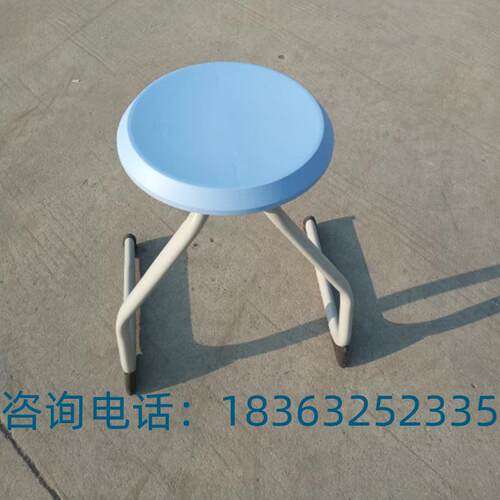 学校新款物理化学铝塑实验桌四脚塑钢升降凳悬挂凳鱼眼管小圆凳