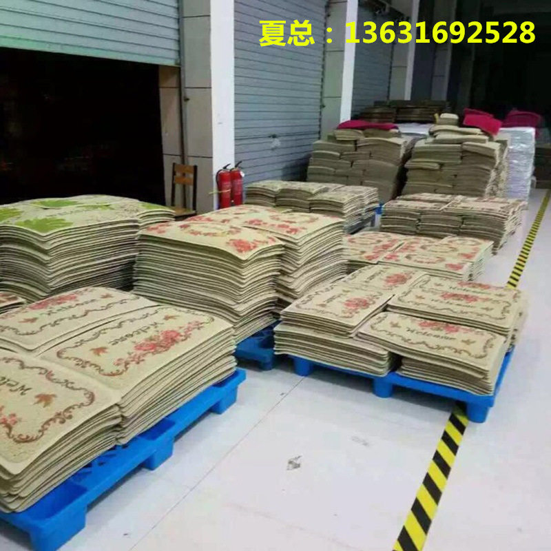 地毯个性定制图案UV平板打印机厂家/PVC塑胶地摊地脚垫数码印花机
