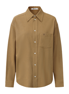 PINZ HOW原创设计棉羊毛高端衬衫面料超柔软基础百搭长袖衬衫