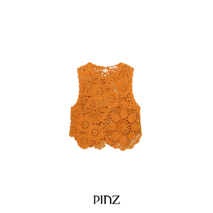 HOW波西米亚镂空背心 PINZ