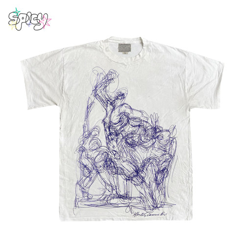 福利款！！金枪小鱼 氛围感清新纯欲高街短袖T恤超火质感印花设计