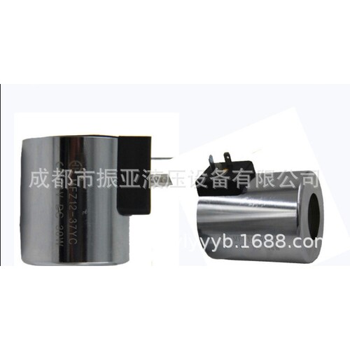液压电磁换向阀4WE6安阳电磁铁线圈MFZ12-37YC插头DC24V