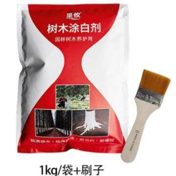 果攸森乐涂白剂大树果树树干糊涂膜防冻树木涂白粉可机器喷涂