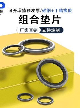 JB982-77组合垫圈组合垫片油管密封B圈骨架油封O型圈M6M8M10M12M1