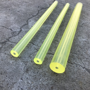 聚氨酯棒20 pu空心棒 牛筋棒PU棒 优力胶w棒 150mm 聚氨酯空心棒