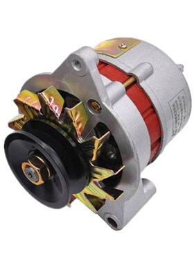 铜线农用三轮车四轮拖拉o机叉车铲车12V24V硅整流发电机JF11A 包