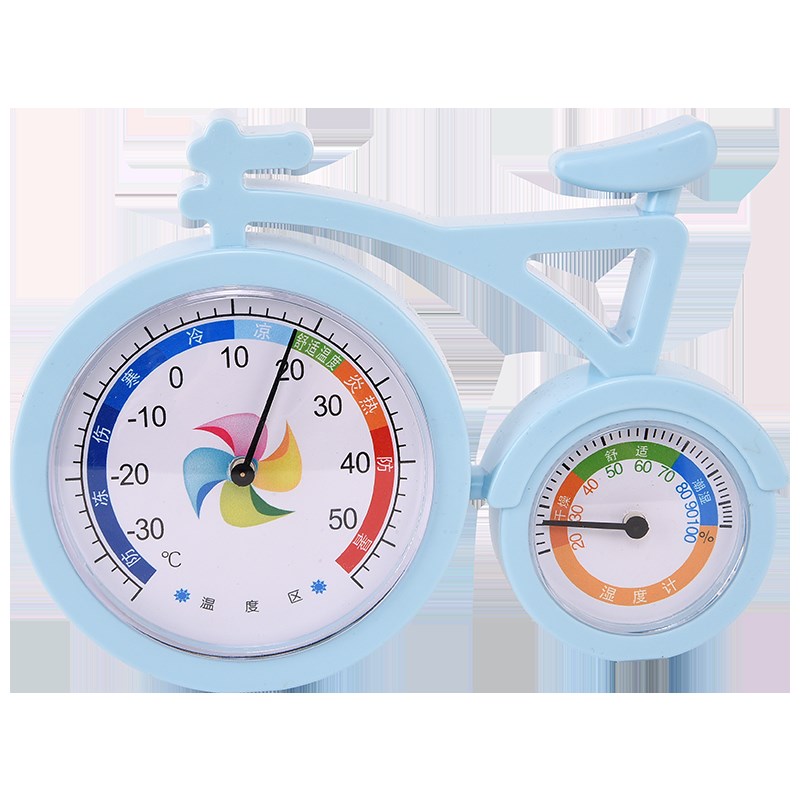 卡通新款室内温度计家用 婴儿C房高精度壁挂温湿度计温湿度表