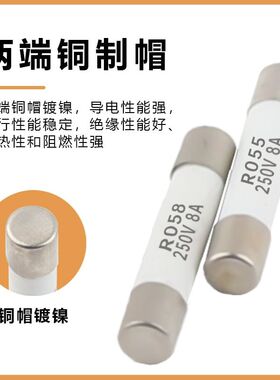 陶瓷保险丝管1A熔断器2A250V快断5x20 5x25 6x30P 3A 6A 8A 10A