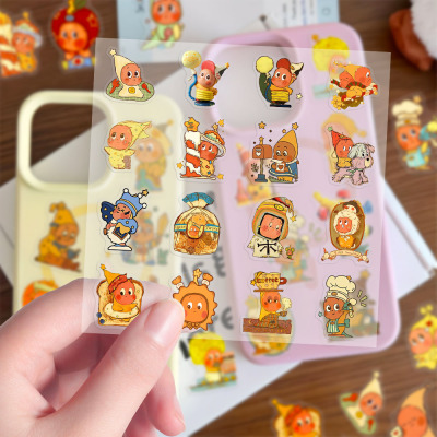 360张Twinkle星星人透明贴纸可爱卡通泡泡玛特奇治愈星星人水杯贴