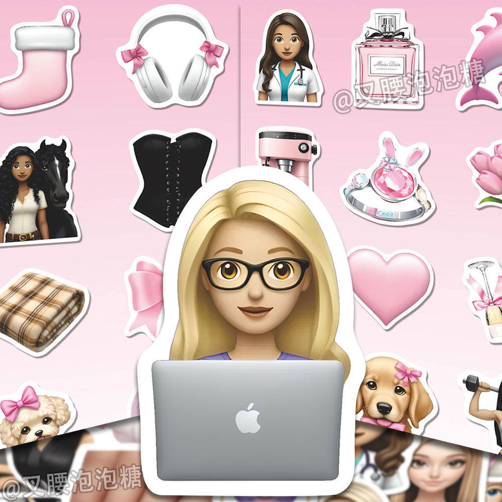 190张ins白底头像贴纸emoji表情可爱少女感创意贴画diy手机壳手账,文具电教/文化用品/商务用品,贴纸/立体贴纸,淘宝优惠券,粉丝福利购,淘宝优惠卷