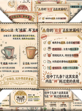 18张高能量玄学贴纸20个方法养成你的精气神指南远离负能量磁场