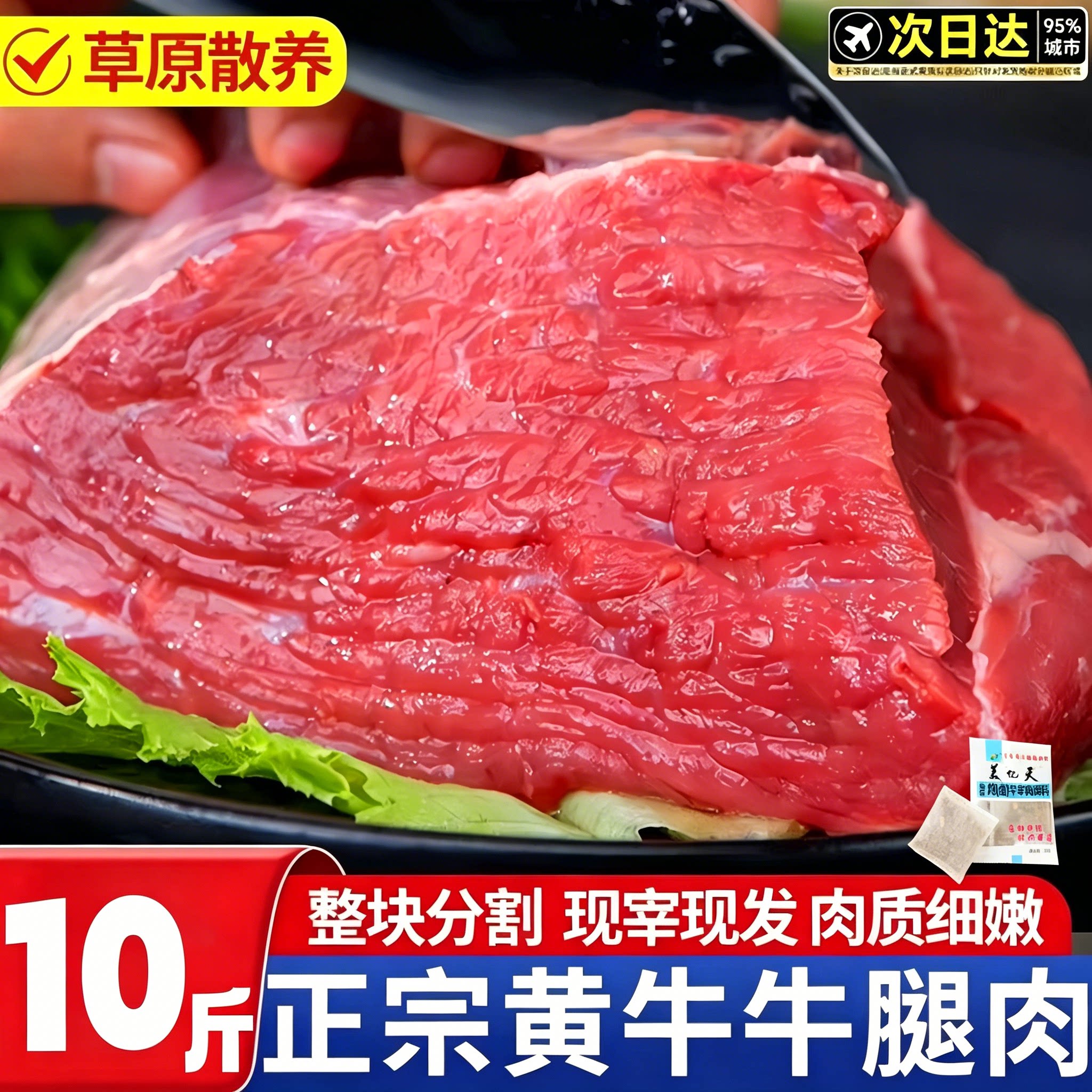 内蒙10斤鲜牛肉国产生鲜牛腿肉