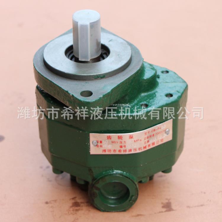 液压油泵齿轮泵CB-FC1618204050打压泵液压泵站液压系统