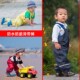 春冲锋裤 幼儿园小孩防脏沙滩裤 男女童宝宝连体雨衣雨鞋 儿童防水裤