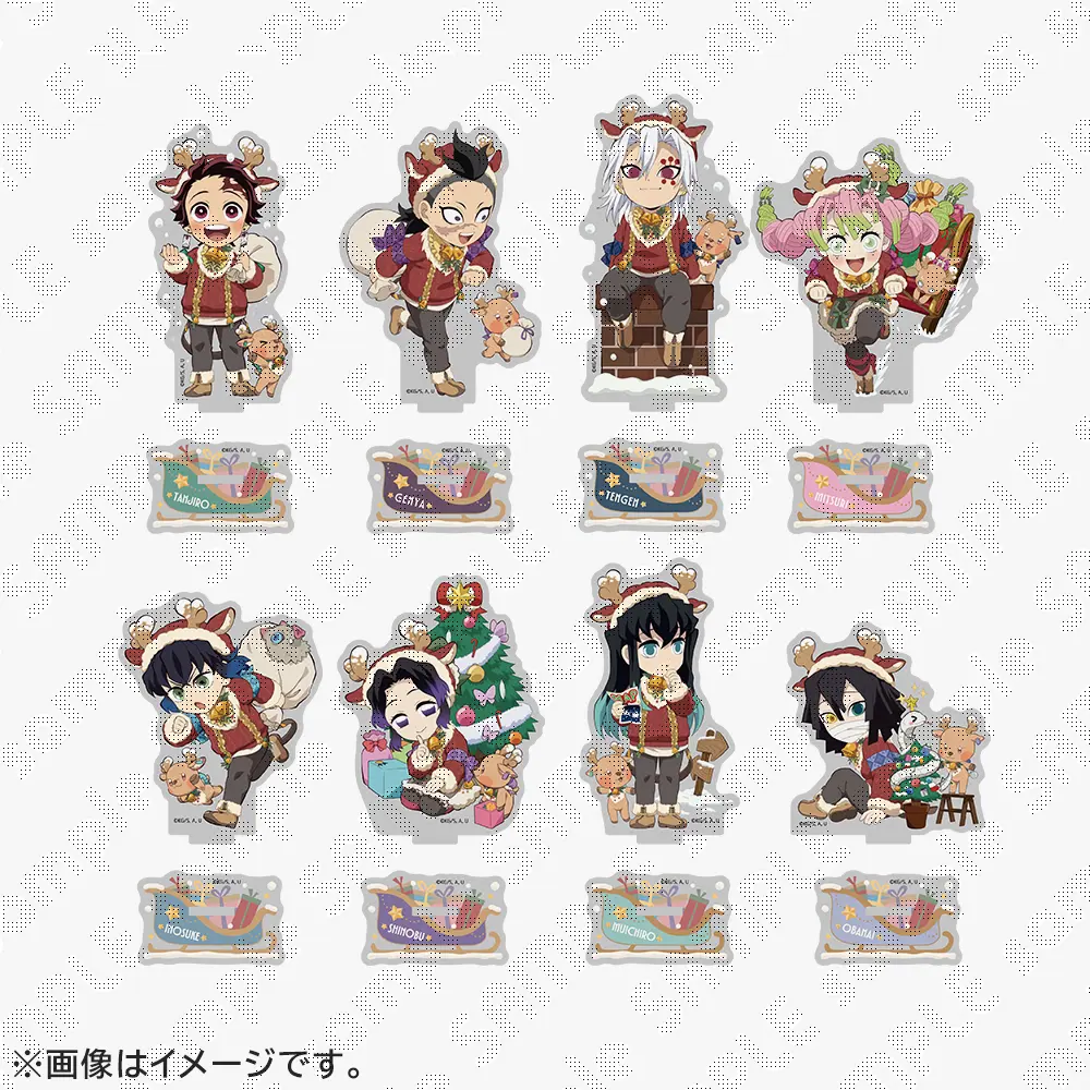 【次研屋预售】UFOTABLE 鬼灭之刃 2025圣诞节 迷你亚克力立牌A B