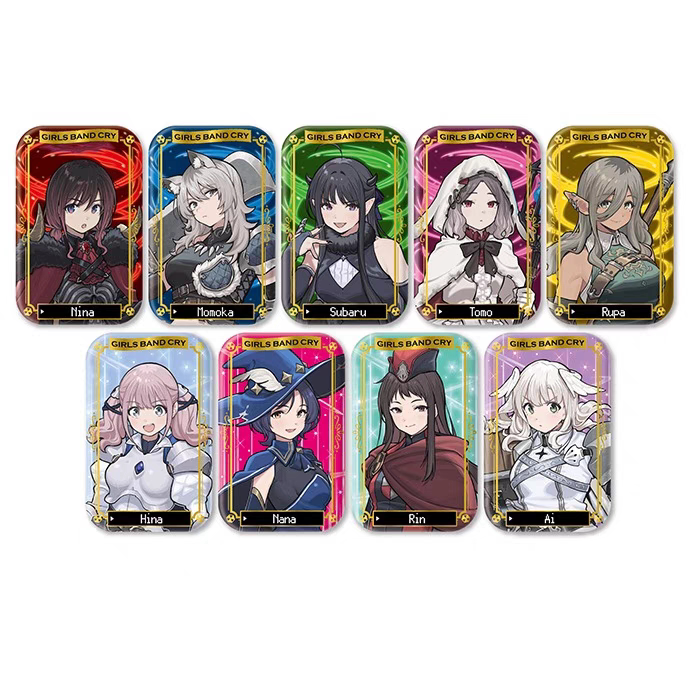 【次研屋现货】A店 哭泣少女乐队 RPG风 吧唧徽章 门票收藏卡