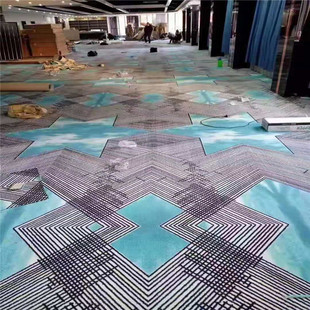 北京台球厅用地毯拼接方块满铺台球房桌球厅地垫阻燃台球室地毯