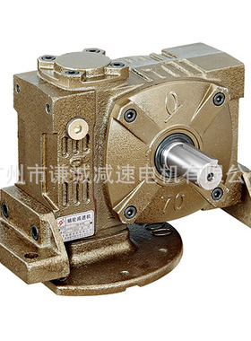 蜗轮蜗杆减速机WPWDV135减速比1:20带向下电机法兰3KW/4KW三相
