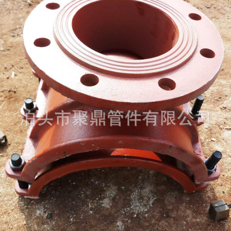 厂家供应球墨铸铁两合马鞍三通 三通堵漏器 马鞍三通口径齐全