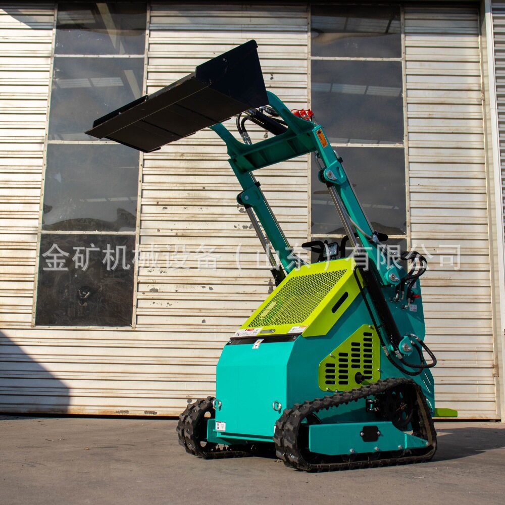 跨境出口微型滑移装载机 农用起重破碎清扫机 履带多功能铲车