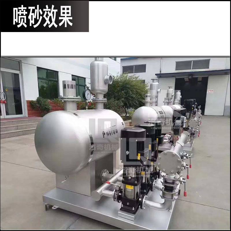不锈钢供水泵自动喷砂机