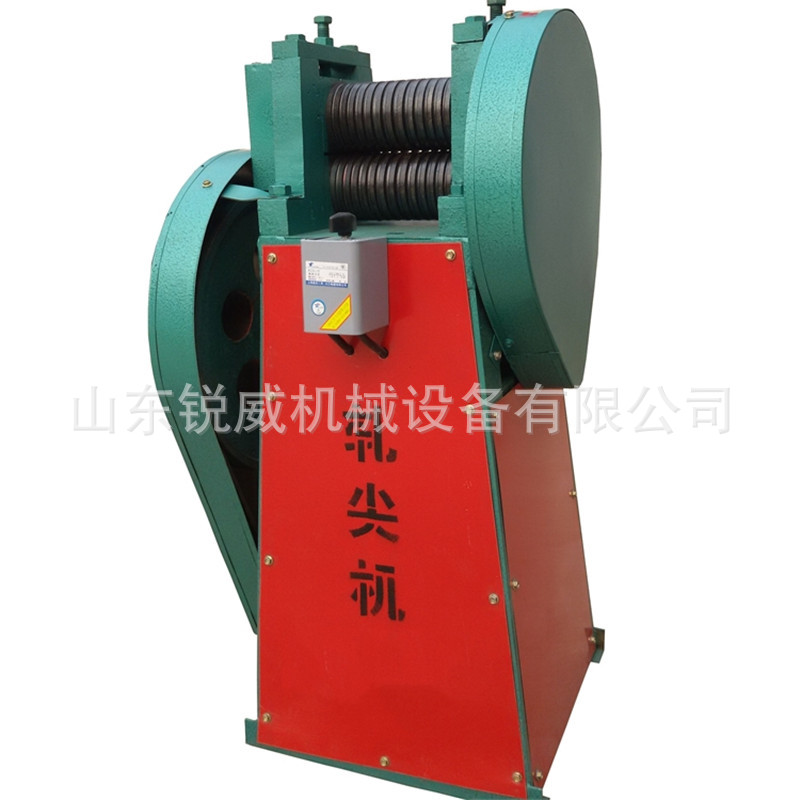 锐威牌电动钢筋轧尖机 ZJ1-8mm金属线材撵头机 铁丝穿模前轧头机