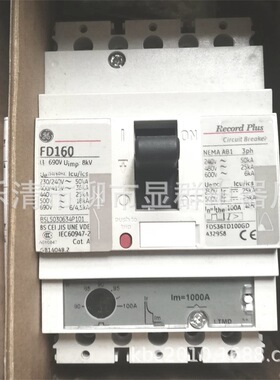 GE 断路器  FD160  FDS36TD100GD 100A 现货