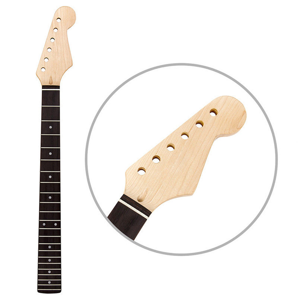 电吉他琴颈22品 枫木柄头+玫瑰木指板 Fender 用于替换电吉他配件