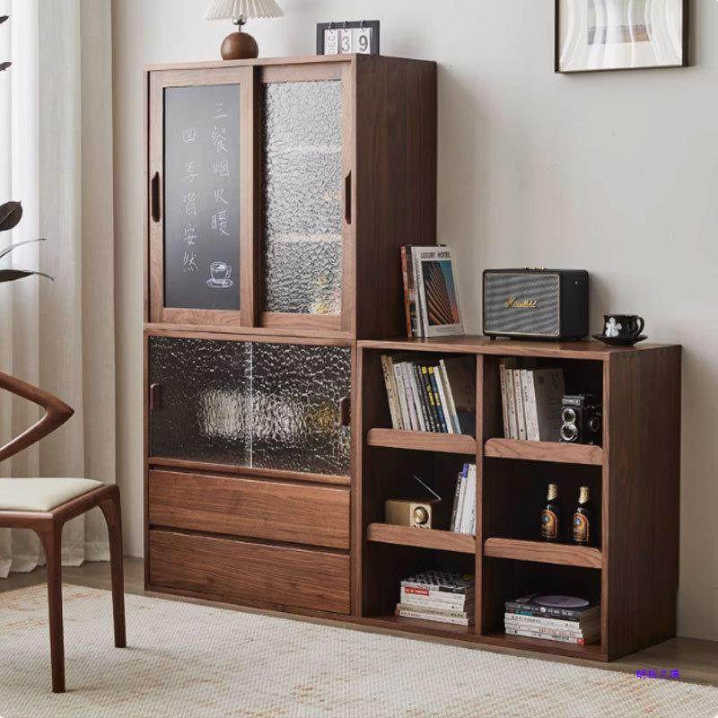 北美黑胡桃木矮书柜格子柜组合落地储物电视全实木展示柜组合柜,鲜花速递/花卉仿真/绿植园艺,其它园艺用品,淘宝优惠券,粉丝福利购,淘宝优惠卷