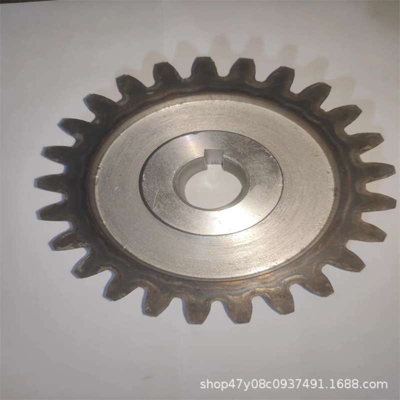 机械传动齿轮滚筒传动齿轮钢齿面淬火锥齿轮传动滚筒同步齿轮