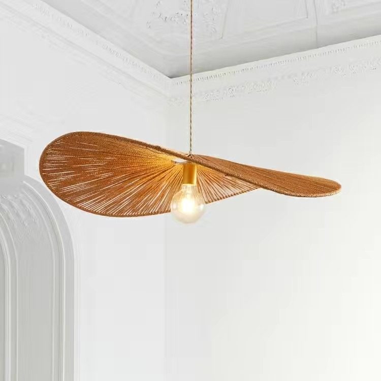 艺术灯北欧风现代简约客厅卧室餐厅民宿复古日式创意大气艺术草帽,橡塑材料及制品,其他塑料制品,淘宝优惠券,粉丝福利购,淘宝优惠卷