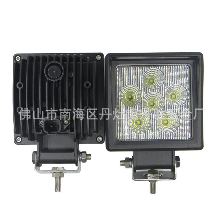 30W方形高亮工程汽车灯LED工作灯CREE越野车顶灯重型机械灯照明灯