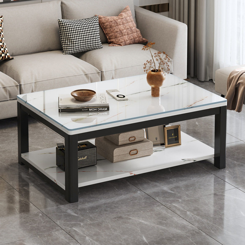 茶几客厅家用现代简约小户型办公室玻璃极简茶台2023新款小桌子