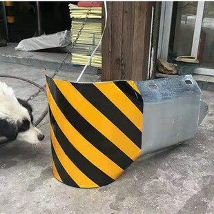 弯头反光警示贴 工程胶带交通 波形护栏端头警示反光贴