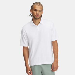 100 安德玛UA春夏新款 男子休闲运动透气翻领短袖 POLO衬衫 6005521