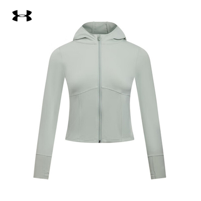 安德玛新品UA Meridian柔感系列女子训练连帽外套1386618