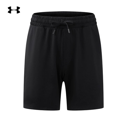 安德玛UA春夏新款男子休闲运动跑步健身透气梭织短裤 1390439-001