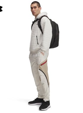 UA安德玛新款男女No Weigh机能感休闲白色双肩包6005747-100