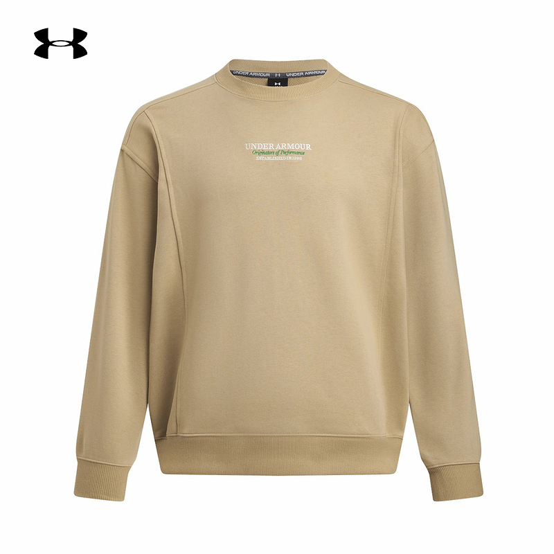 UA安德玛外套秋冬新款OG 96男子休闲运动圆领宽松卫衣6010096-234