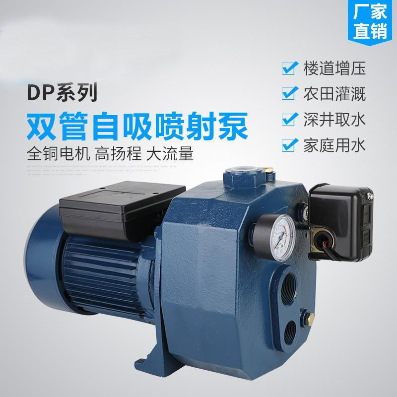 全自动家用双管高扬程抽水泵