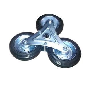 爬楼梯三角轮爬楼梯脚轮星形轮购物拖车轮子耐用静音轮万向轮滑轮