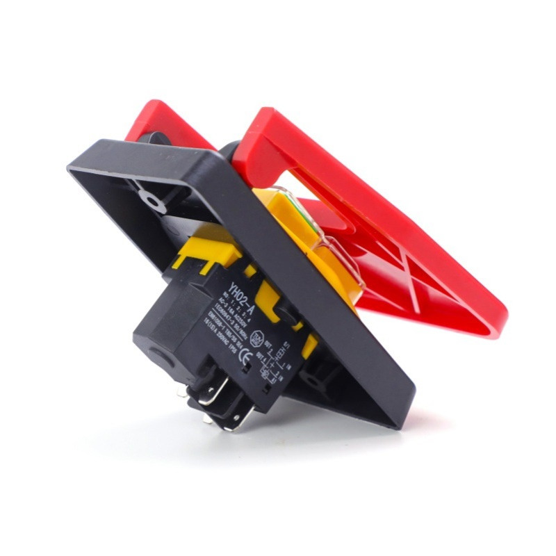 YH02-A电磁开关KJD17B OFF勇士园林红绿启动按钮 电动工具开关