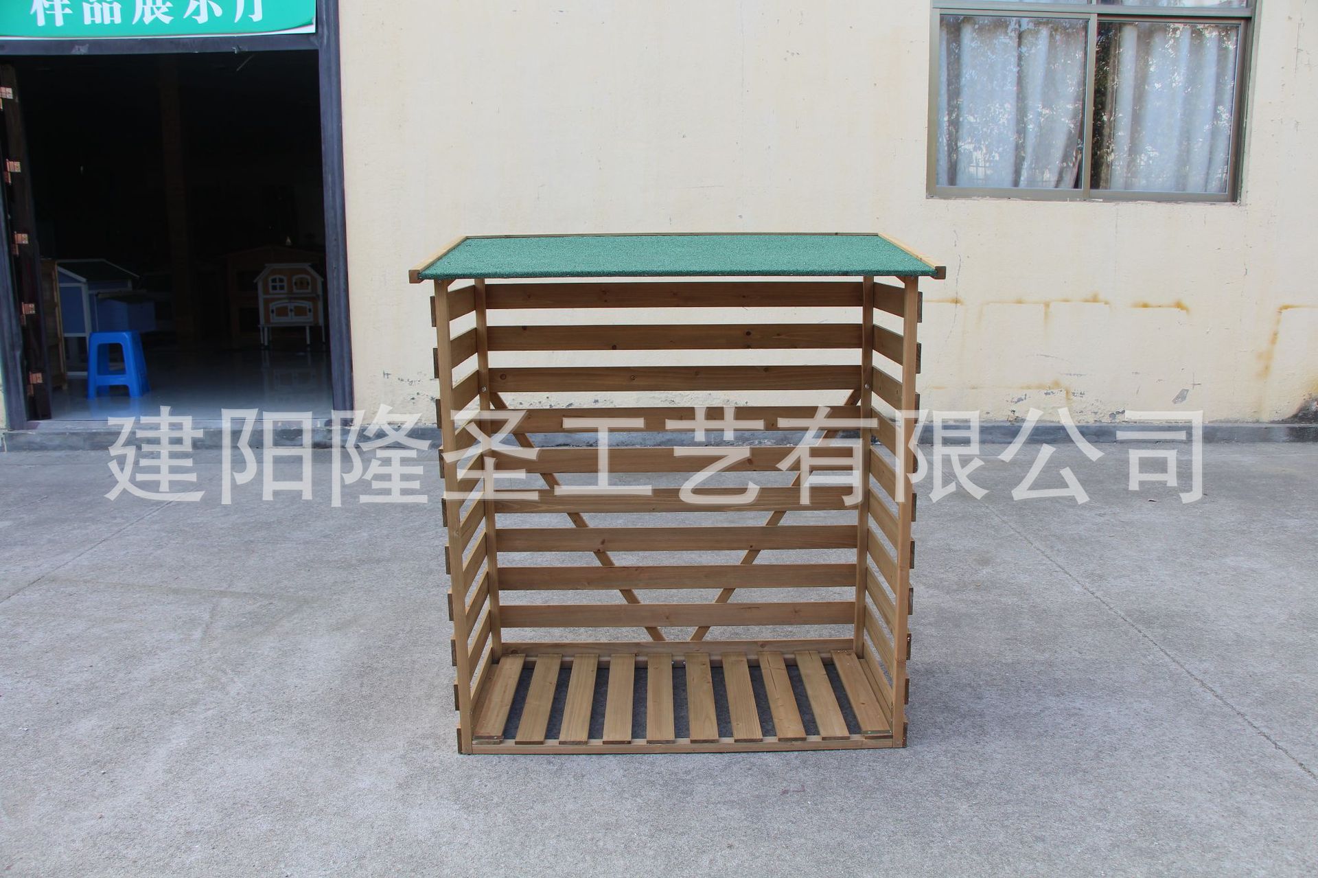 户外实木防水防晒工具收纳柜