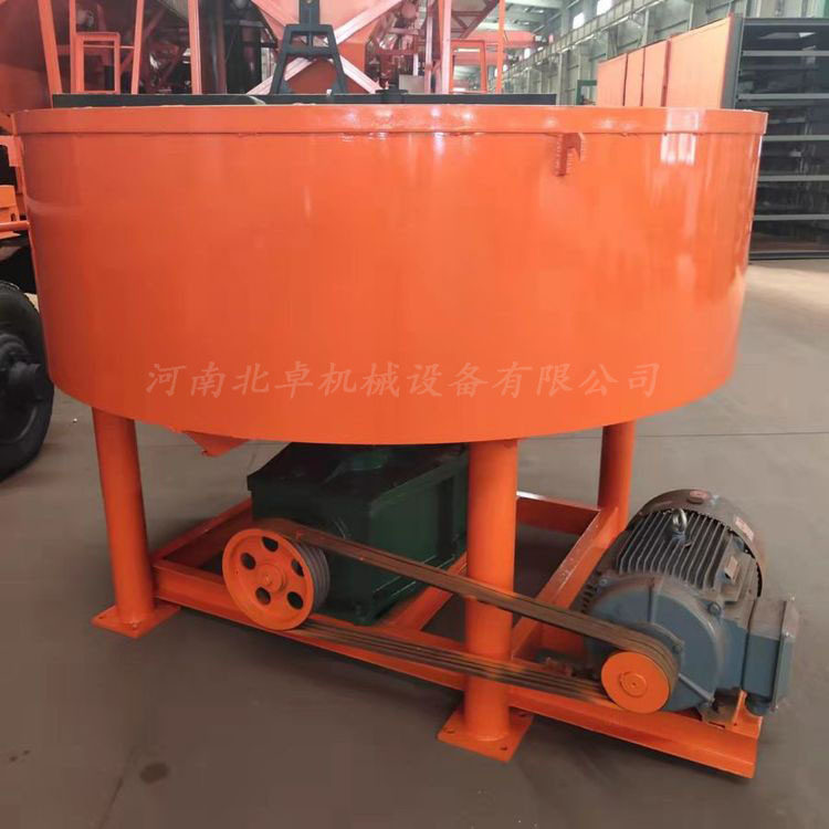 平口混凝土干粉砂浆轮碾搅拌机 电动不锈钢水泥混碾机 立式轮碾机