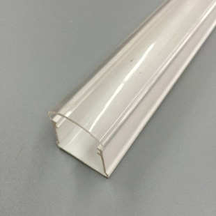 批发半透明双色管灯罩LED PC双色管全塑透明条纹日光灯三防灯罩