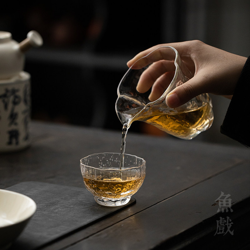 日式创意手工气泡玻璃杯主人杯功夫茶品K茗杯子小茶杯家用个人单,餐饮具,茶杯,淘宝优惠券,粉丝福利购,淘宝优惠卷