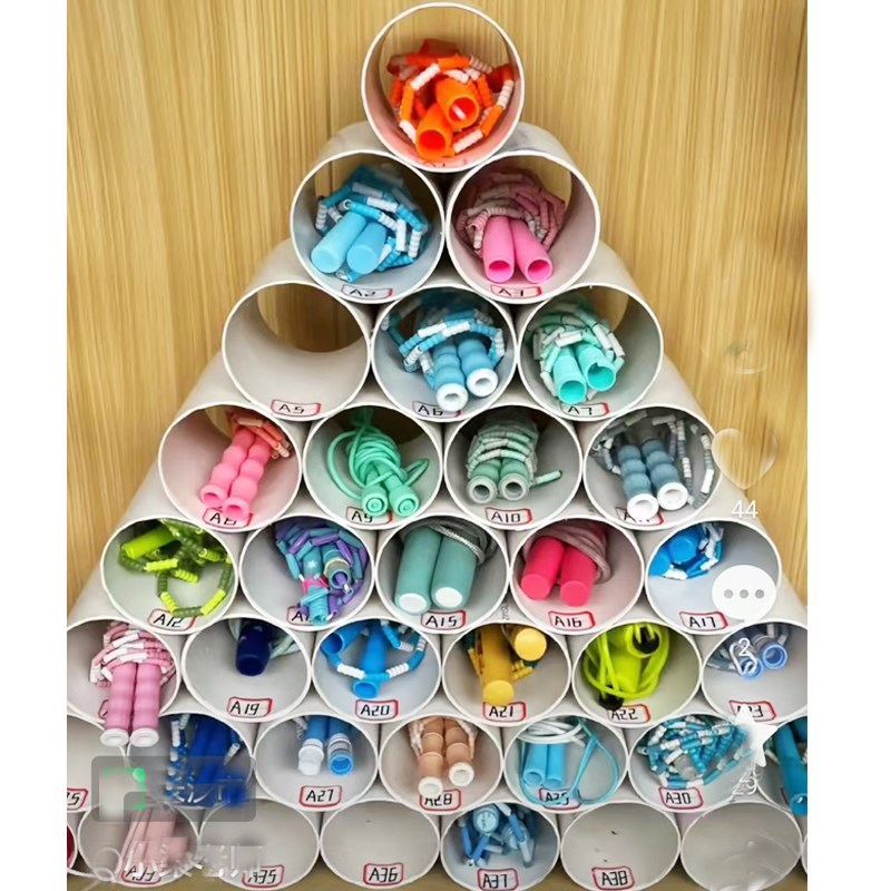 幼儿园收纳架子鞋架子o立体储物架雨衣架跳绳收纳盒水管DIY手工