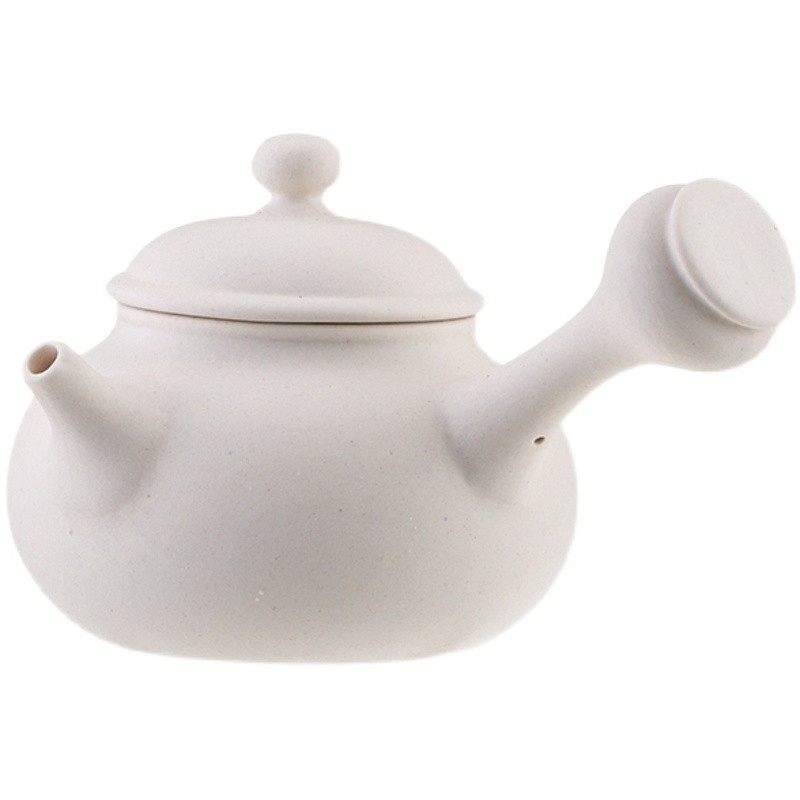 白泥电陶炉煮茶器日式侧r把壶陶壶烧水壶套装迷你小号砂铫静音家