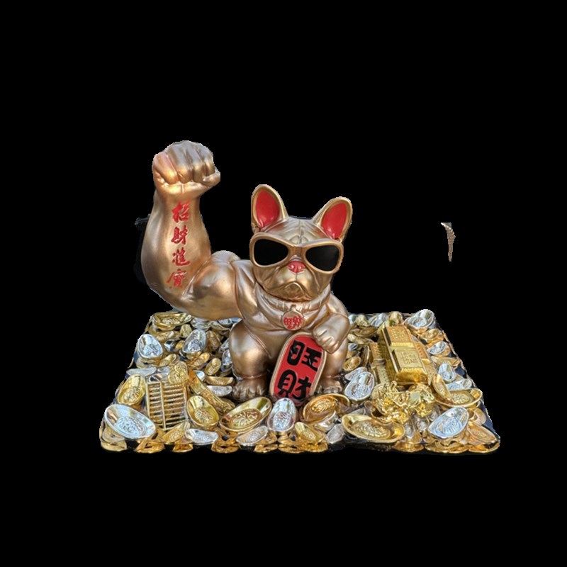 暴富恶霸犬汽车临时停车挪车号码牌创意个性车R内装饰品摆件高级